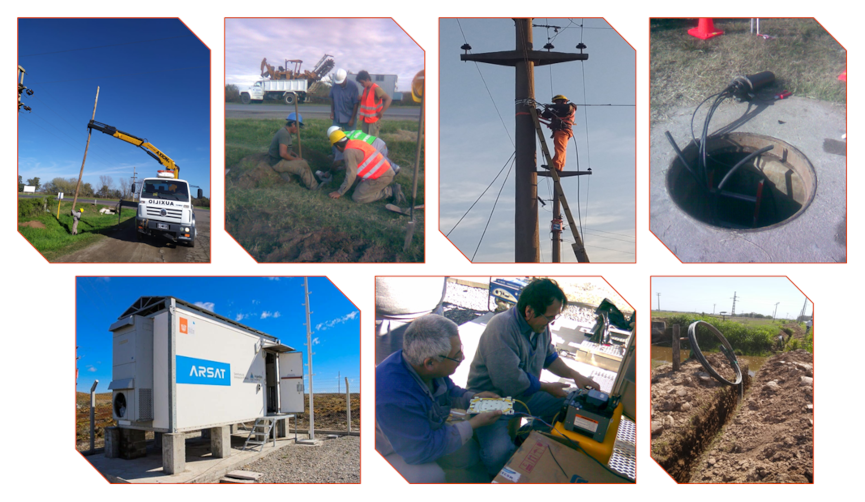 Tendido de fibra óptica FTTH